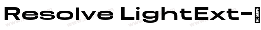 Resolve LightExt字体转换 Resolve LightExt字体转换